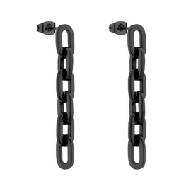 Liebeskind Berlin LJ-E-42 Stainless Steel Pendant Earrings, black