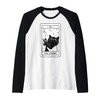 Witchy Black Gothic Cat Tarot Card Funny Cat Lover Raglan