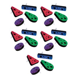 Beistle 20-Piece Multicolored Plastic Metallic Noisemakers NYE Supplies, Awards Night Events, Birthday Party Favors, 4.4" by 3"