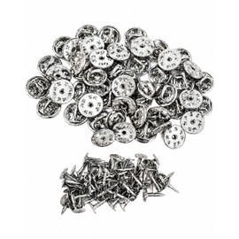 50 Pairs Butterfly Clutch Pins Backs - Silver Butterfly Clasp, Anti-Lost Locking Pin Backs, for Enamel Pins, Lapel Pin, Hat Pin, Badge, Name Tag, DIY Craft Jewelry Making