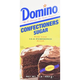 Domino Confectioners 10-x Powdered Sugar, 1 Pound Box - PACK OF 4