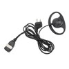 2 Way Radio Earpiece 2 Pin Plug D Shape Security