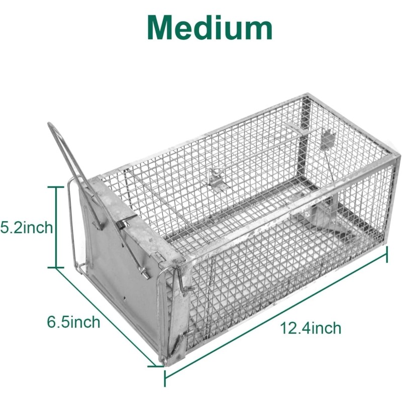 SZHLUX Medium Mouse Trap Rat Trap Rodent Trap Live Catch