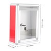 SEWACC Suggestion Box Lock Wall-Mounted and Feedback Box for Outdoor