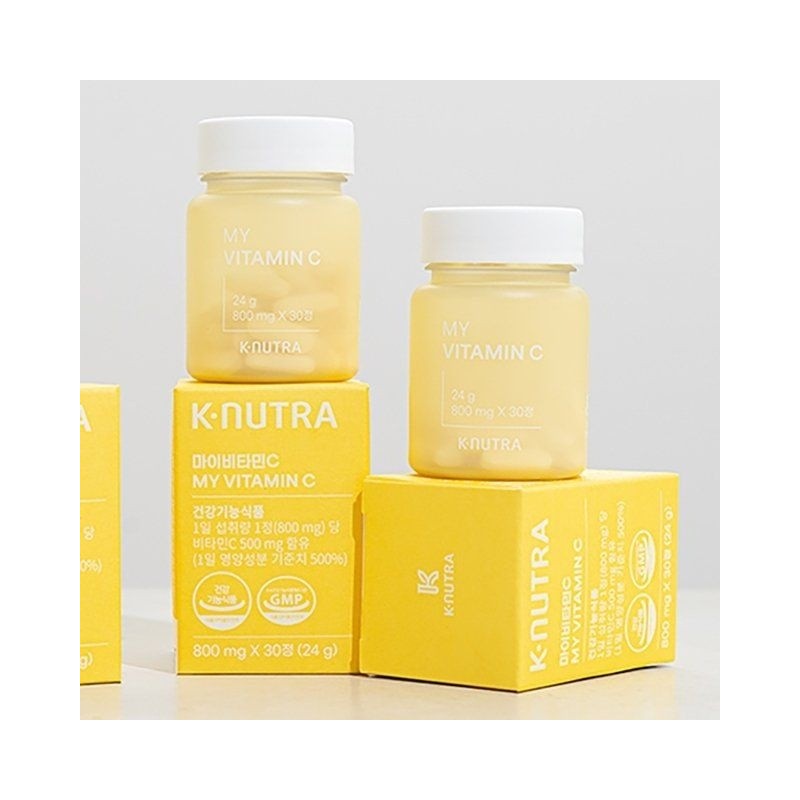 K- Nutra 케이뉴트라 마이 비타민C 500mg 고함량 영국산DSM24g(800mg 30정)2통 K-NEUTRA