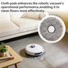 10 Pack Replacement Mop Pads,Washable Reusable Mopping Pads Compatible with