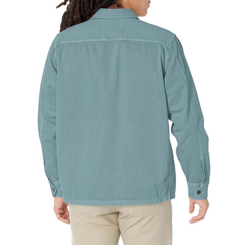 BOSS Front Pocket Button Twill Over Shirt