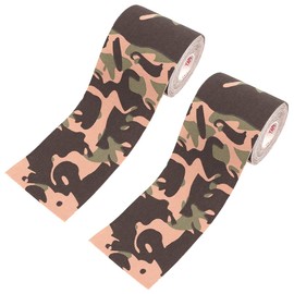 Namvo Kinesiology Tape 2 Rolls Elastic Muscle Support Sports Tape Waterproof Athletic Physio Muscle Strips