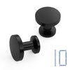 FILTA Matte Black Cabinet Knobs,10 Pack Single Hole Drawer Pulls