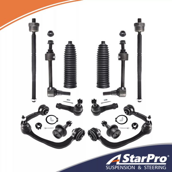 ASTARPRO 4WD Front Upper Control Arms Sway Bar Links Suspension