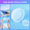 KISREL Large Round Resin Molds, Epoxy Resin Deep Round Casting