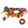 Guitar Potentiometer 18mm A500K B500K Volume Control Instrument Accessory for