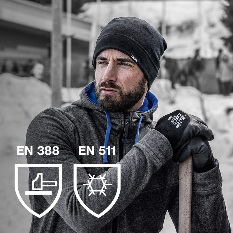 Uvex Unilite Thermo Plus Unisex 9 Winter Gloves, Black