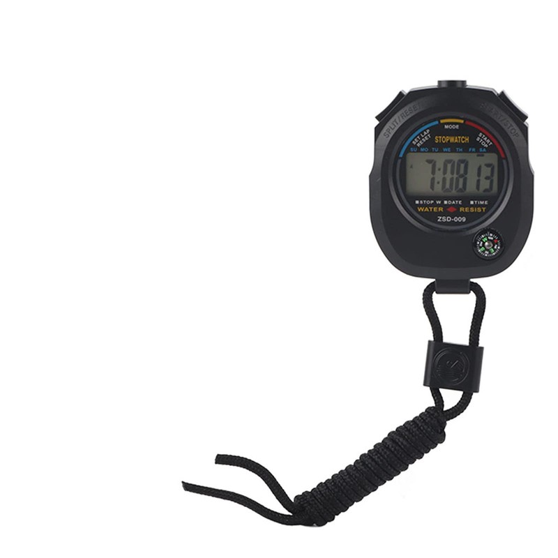 Stopwatch Timer, 2 PCS Multifunctional Handheld Digital LCD Stopwatch Timer