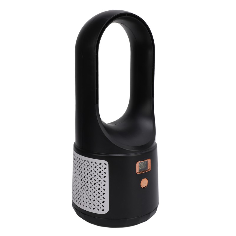 USB Desk Fan 6 Speeds Wind Quiet Portable Bladeless Cooling