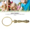 3X Retro Magnifying Glass Elderly Kids Handheld Magnifier for Reading