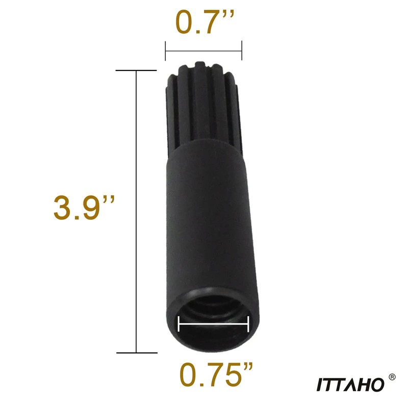 ITTAHO Window Squeegee Adaptor,Extension Pole Attachment for Microfiber Window Washer,Window