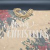 Unbranded Large Christmas Gift Bag - Merry Christmas Flower