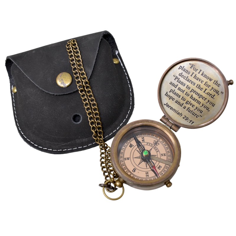 for i know Bible verse compass, christian compass religious gift