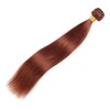 Reddish Brown Bundles Human Hair Copper Red Straight Bundles 14