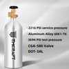 TMCRAFT 15 Cu.Ft Nitrogen Cylinder, High-Strength Aluminum Alloy Inert Gas