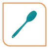 8" Light Blue Silicone Spoon by MyXOHome