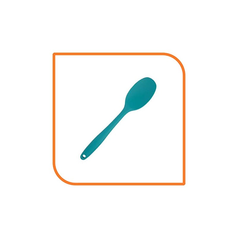 8" Light Blue Silicone Spoon by MyXOHome