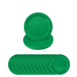 Aisszhao 16pcs Green Paper Plates 7 Inch Solid Color Paper Plates,Disposable Paper Plates Tableware Birthday Decorations Plates for Him,Her,Men,Women,Adults Tea Party,Paper Plates for Kids Party