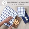 DineNest Assorted Kitchen Dish Towels 100% Cotton 16x26 Inch Set
