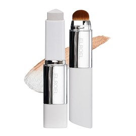 ELROEL BLANC Cover Cream Stick V  Base coreana que cambia de color con cepillo desmontable  Base de maquillaje de cobertura completa a media (203...  
