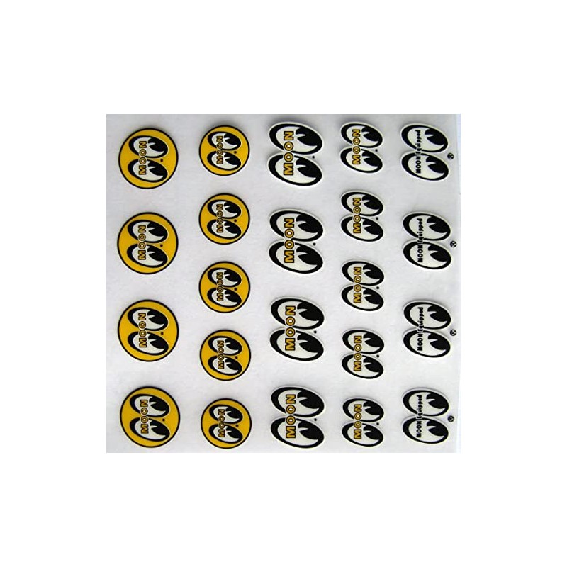 Assorted Tiny Mooneyes Decals Remote Control Vehicle Stickers