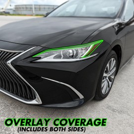 SlickMod PreCut Vinyl Smoke Tint for 2019-2023 Lexus ES Headlight (35% Light Smoke, 2. Headlight Cutout)
