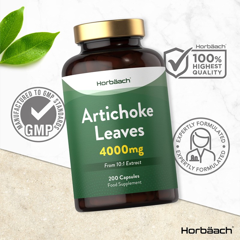 Artichoke Extract Capsules | 4000mg High Strength Leaf | 200