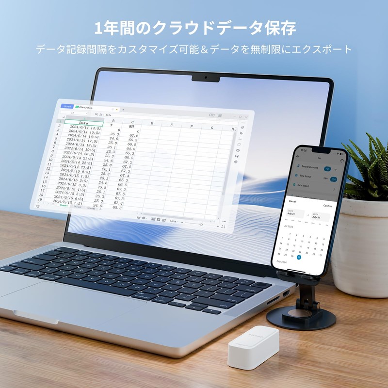INKBIRD WiFi Thermometer/Hygrometer Set, Wireless, High Accuracy, Thermometer, Hygrometer, App-Compatible,