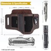 VIPERADE PL3 Multitool Sheath, Leather Sheath with DIY Patch Area,