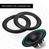 2pcs 6"/156mm Black Speaker Rubber Foam Edge Surround Ring Speaker