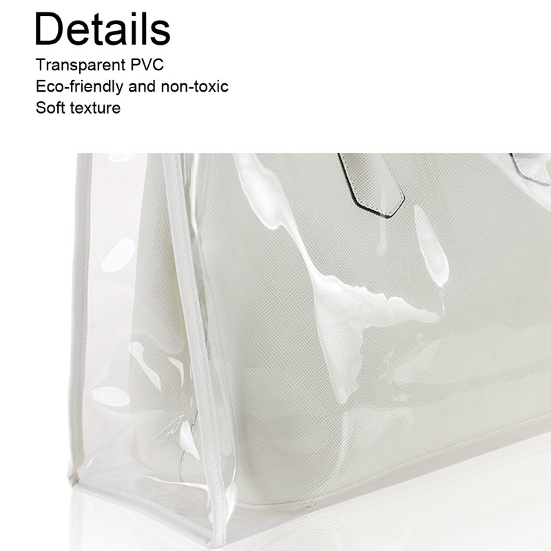 Transparent Waterproof Dustproof Bag Portable Moisture Proof Wardrobe OrganizerC Type