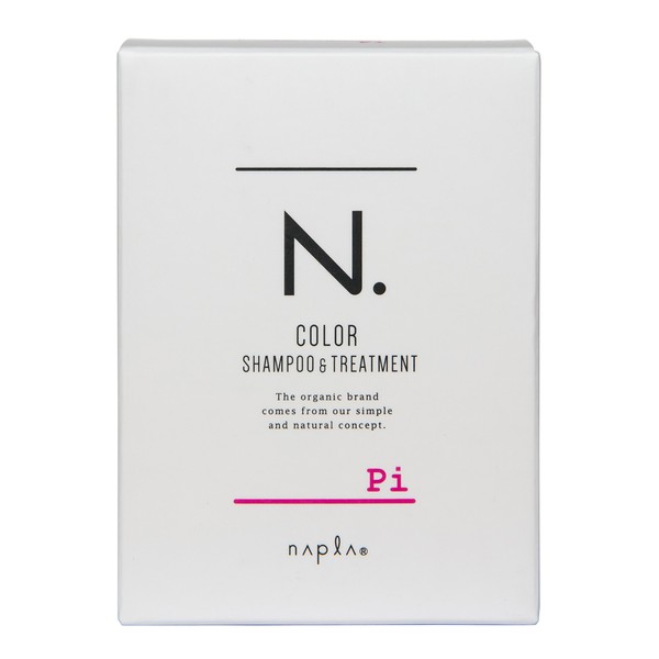 N. Color Shampoo & Treatment Trial Set Pi(Pink) (1.4 fl oz (40 ml) / 1.4 oz (40 g)