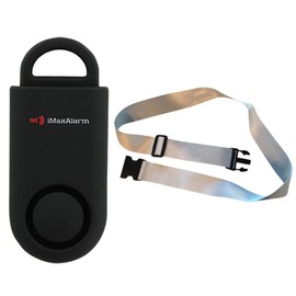 130 dB Portable Personal Security Black Alarm and Wheelchair & Mobility Scooter Silver Seat Belt