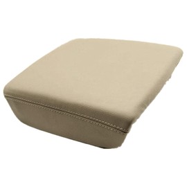 GXARTS Leather Center Console Lid Armrest Cover Beige Tan Compatible with Honda Ridgeline 2006-2014