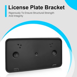 CarPartsDepot Front License Plate Bracket for Ford Explorer 2011-2015 BB5Z17A385BA FO1068136