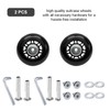 Joyangy 64 x 24mm Luggage Wheels Replacement, 2Pcs Rubber Suitcase