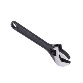 Key Chain Crescent Wrench,Keychain Wrench Steel Galvanized Adjustable Portable Professional High Hardness Mini Spanner for Industrial Home (4 inches black)