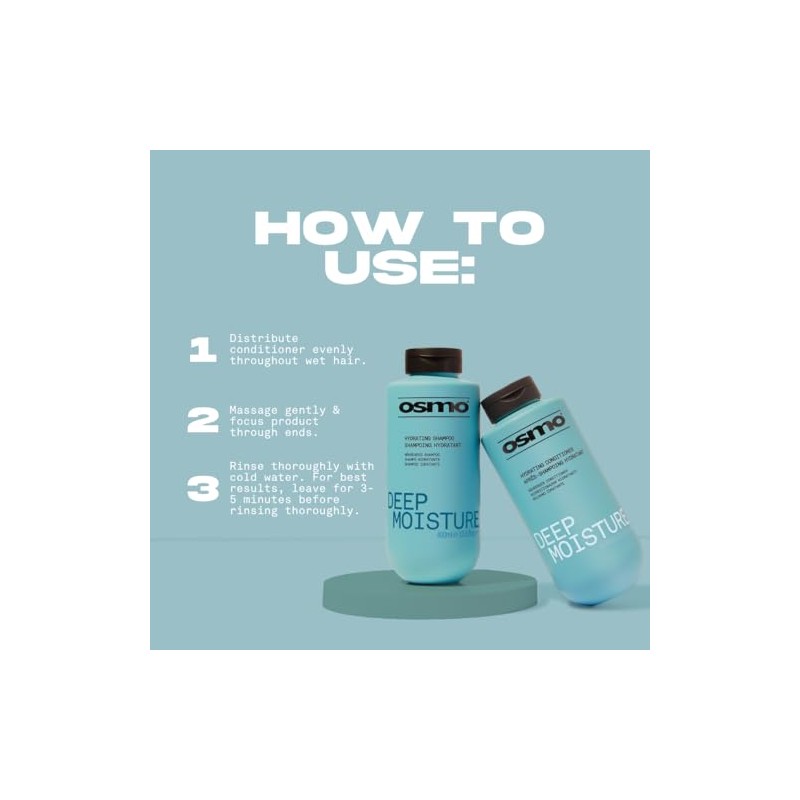 Osmo Deep Moisture Hydrating Conditioner, 400ml | Intensive Deep Moisture