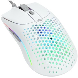 Glorious Gaming Model O 2 Wired Gaming Mouse - 59g Ultralight, FPS, 26,000 DPI, Motion Sync, 80M Click Rated Switches, 6 Programmable Buttons, Ambidextrous, RGB, PTFE Feet - White