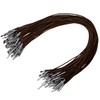 ONLYKXY 60pcs Elastic Cord with Metal End Soft Stretch Band