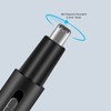 Electric Nose Hair Trimmer Aluminum Tube Body Arched Cutter Head