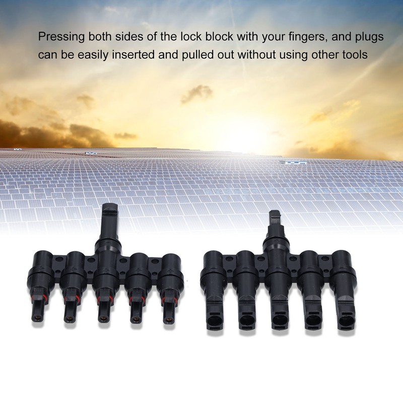 1 to 5 Branch Connector 5 Way Solar Panel Cable