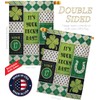 Breeze Decor S102056-BO Lucky Day Spring St Patrick Decorative Vertical