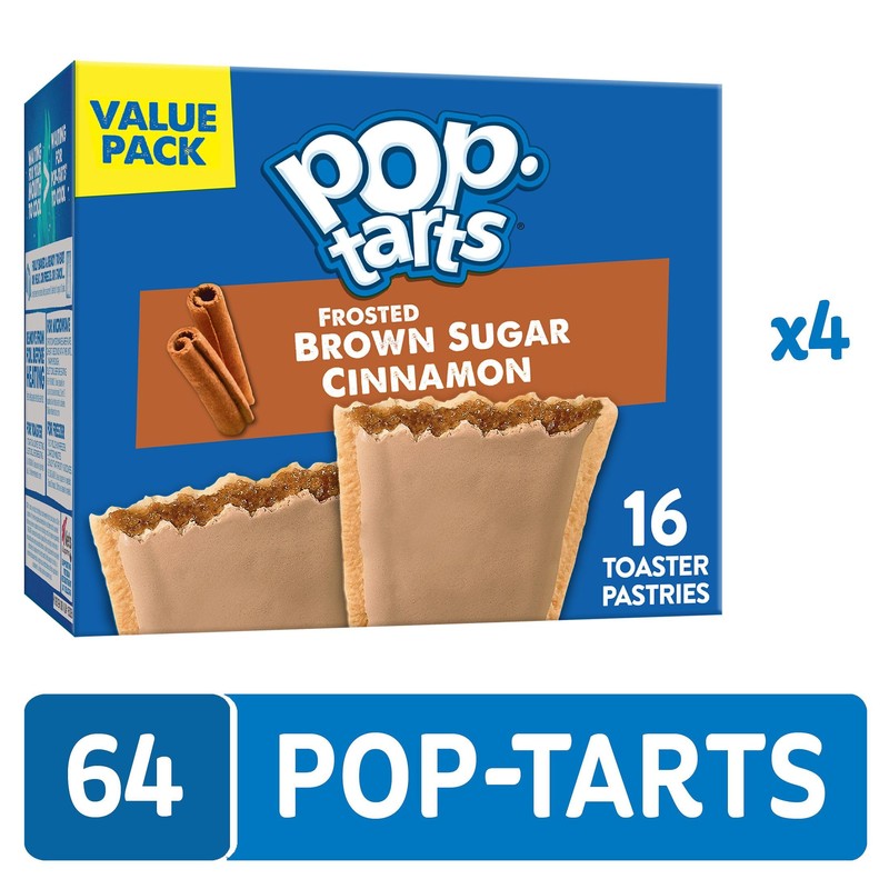 Pop-Tarts Toaster Pastries, Breakfast Foods, Kids Snacks, Frosted Brown Sugar